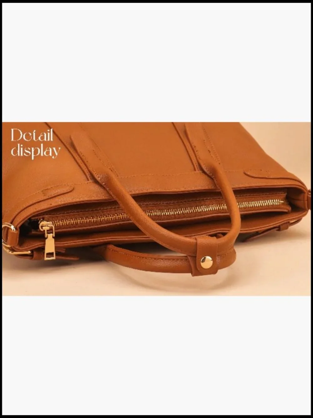 Slouchy Hobo Shoulder Bag Soft Vegan Leather Crossbody Tote Large Capacity